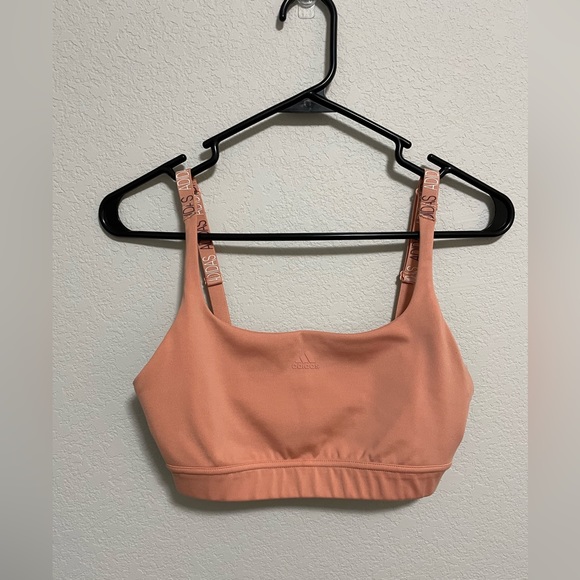 Women's Adidas Peach Sports Spa Size Xtra Small/Small - Picture 1 of 7